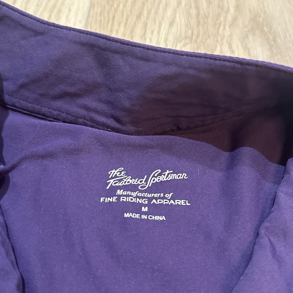 The Tailored Sportsman 1/4 Zip Sun Shirt Long Sleeve IceFil Mesh Riding M EUC - Picture 5 of 8